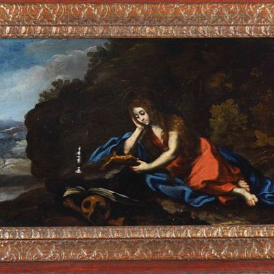 Scuola del XVII Secolo Maddalena Penitente