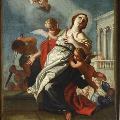 Sant'eurosia Sorretta dagli Angeli