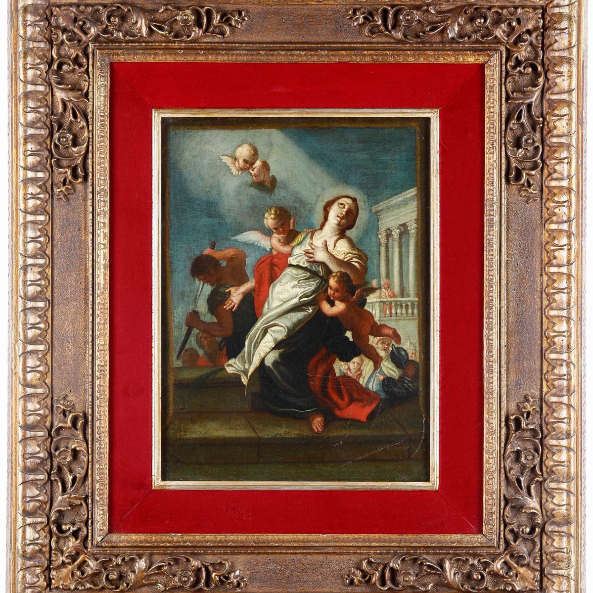 Giacinto Diano - Sant'eurosia Sorretta dagli Angeli