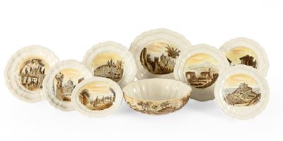 Parte di Servizio da Tavola.laveno, Società Ceramica Italiana, 1950 Circa.design di Michele Casce...