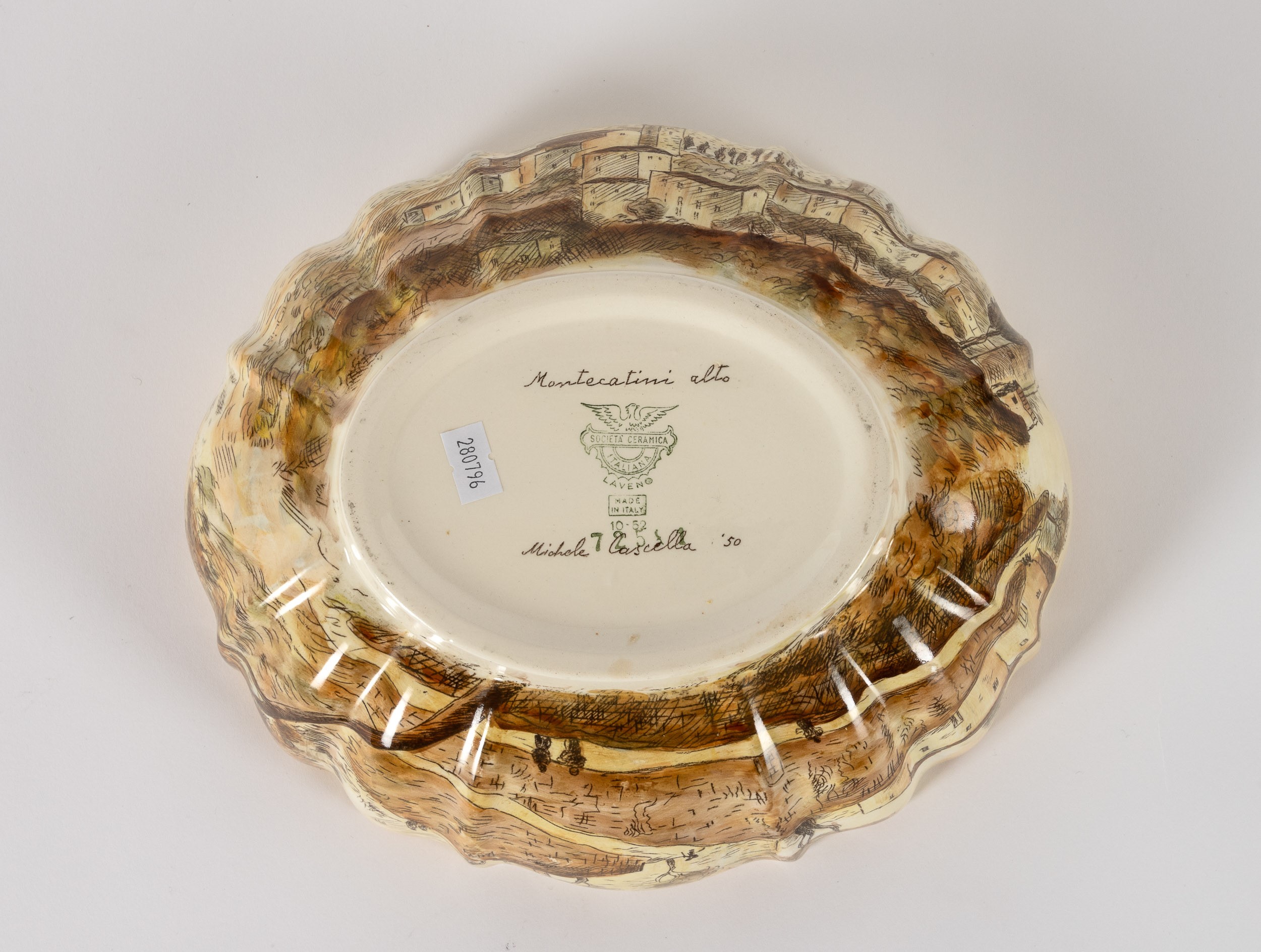 Parte di Servizio da Tavola. Laveno, Società Ceramica Italiana, 1950 Circa. Design di Michele Cas...