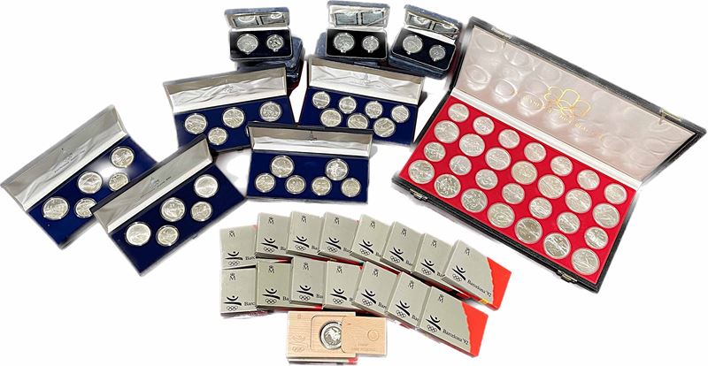 STATI VARI - OLIMPIADI. Lotto di 88 monete.  - Auction Numismatics - I - Cambi Casa d'Aste
