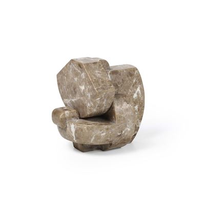 Senza titolo, scultura in marmo