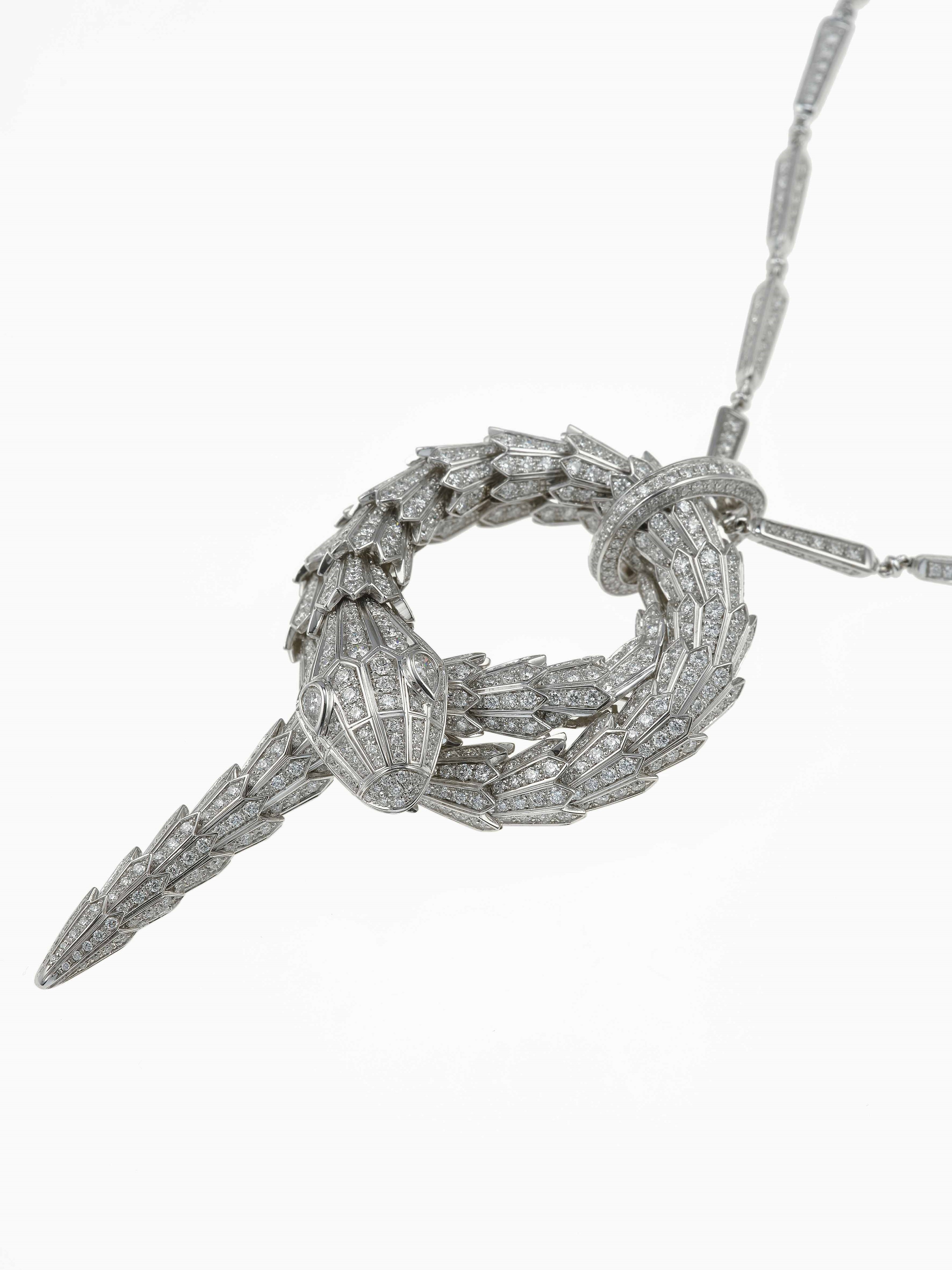 Bulgari, Girocollo “Serpenti” con diamanti