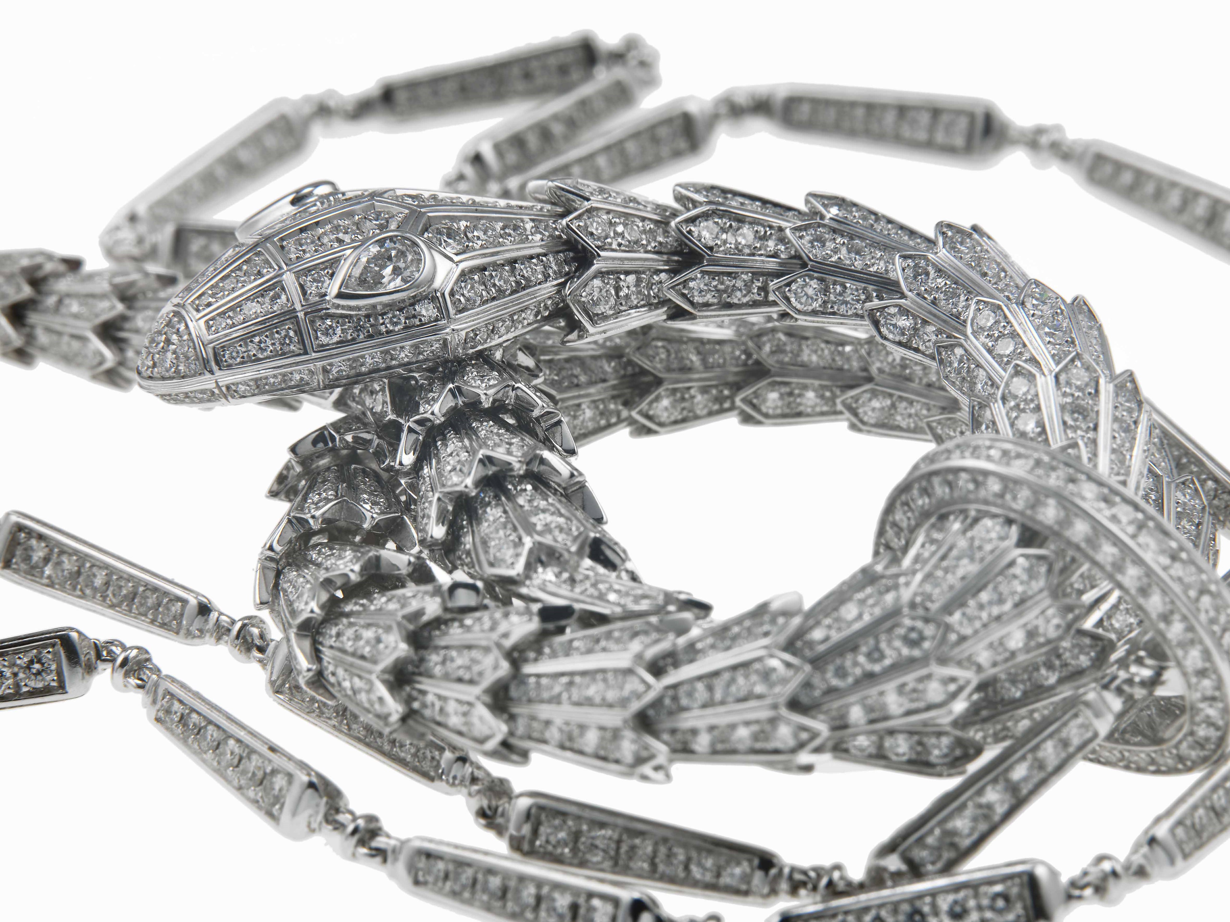 Bulgari, Girocollo “Serpenti” con diamanti