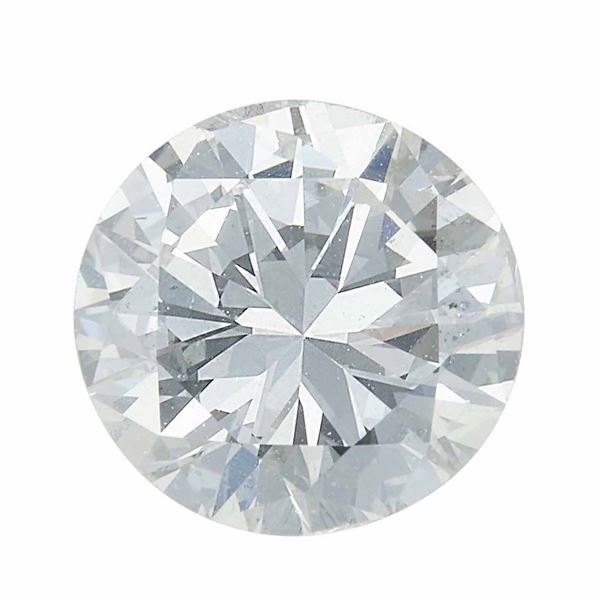 Diamante taglio brillante di ct 1.49, colore I, caratteristiche interne VS2, fluorescenza UV nulla