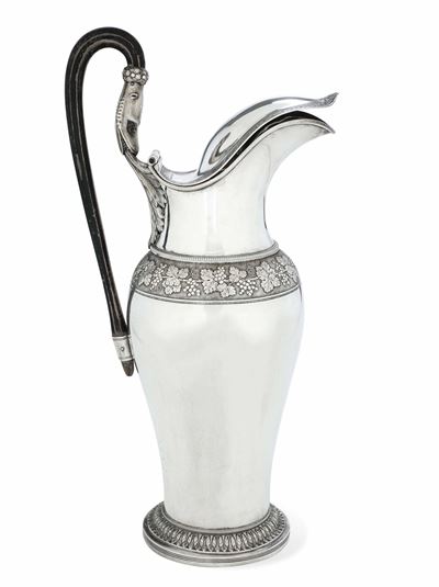 Versatoio. Argento Fuso, Sbalzato e Cesellato. Vienna 1814. Marchi Dell'argentiere Fw (non Identi...