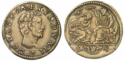 Parma. Ottavio Farnese, 1547-1586. Quarto di Scudo.