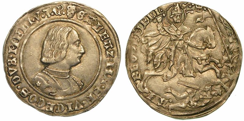MILANO. GALEAZZO MARIA SFORZA, 1466-1476. Grosso da 8 Soldi.  - Auction Numismatics | Renaissance - II - Cambi Casa d'Aste