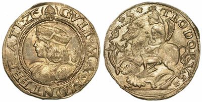 Casale. Guglielmo II Paleologo, 1494-1518. Cavallotto.