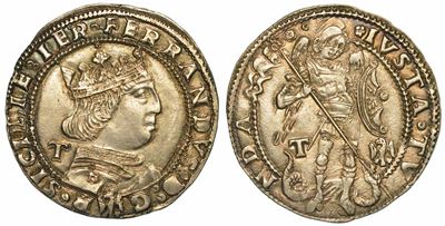 L'aquila. Ferdinando i D'aragona, 1458-1494. Coronato.