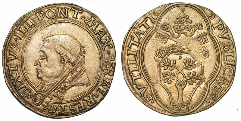 STATO PONTIFICIO. SISTO IV (FRANCESCO DELLA ROVERE), 1471-1484. Grosso. Roma.  - Auction Numismatics | Renaissance - II - Cambi Casa d'Aste