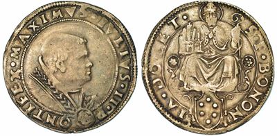 Stato Pontificio. Giulio II (giuliano della Rovere), 1503-1513. Giulio (1511-1512). Bologna.