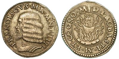 Mantova. Francesco II Gonzaga, 1484-1519. Testone.
