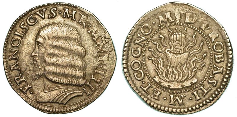 MANTOVA. FRANCESCO II GONZAGA, 1484-1519. Testone.  - Auction Numismatics | Renaissance - II - Cambi Casa d'Aste