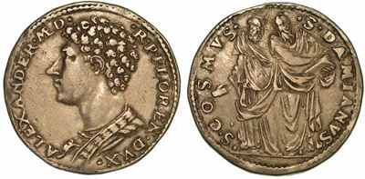 Firenze. Alessandro De' Medici, 1532-1537. Testone.
