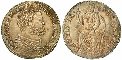 Firenze. Cosimo i De' Medici, 1537-1574. Testone.