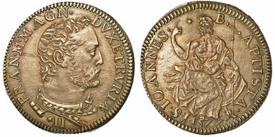 Firenze. Francesco i De' Medici, 1574-1587. Testone 1577.