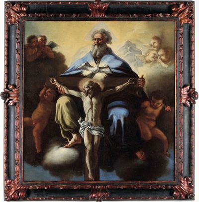 Francesco Solimena (1657 Serino - 1747 Napoli) e Aiuti Trinità