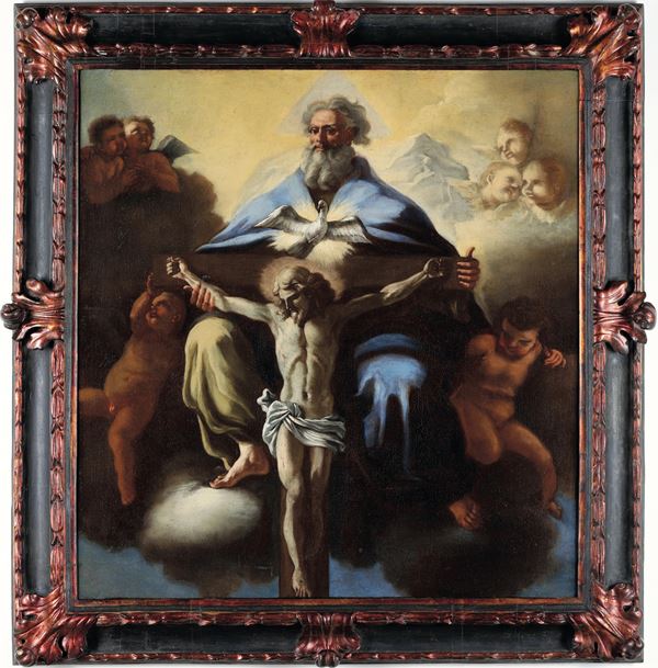 Francesco Solimena (1657 Serino - 1747 Napoli) e aiuti Trinità