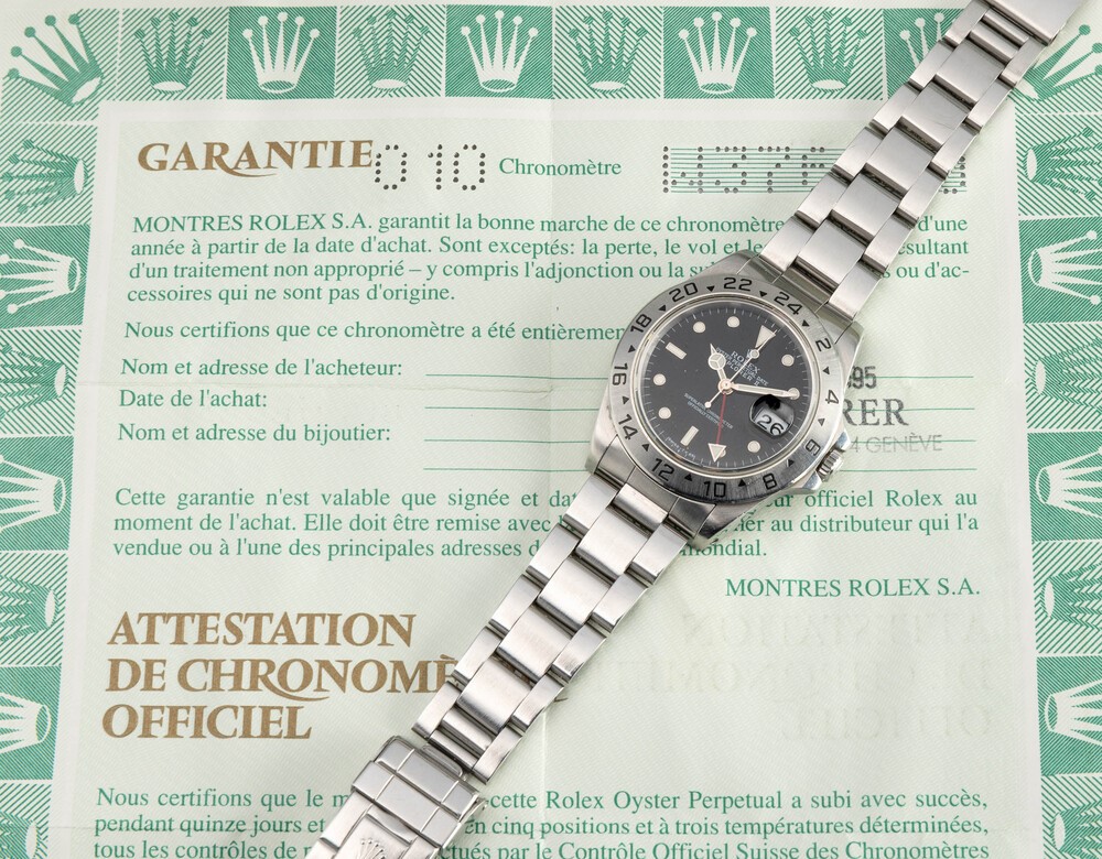 Rolex - Explorer II Ref 16570, Sportivo Automatico Datario, Indicazione delle 24h sulla Ghiera in...