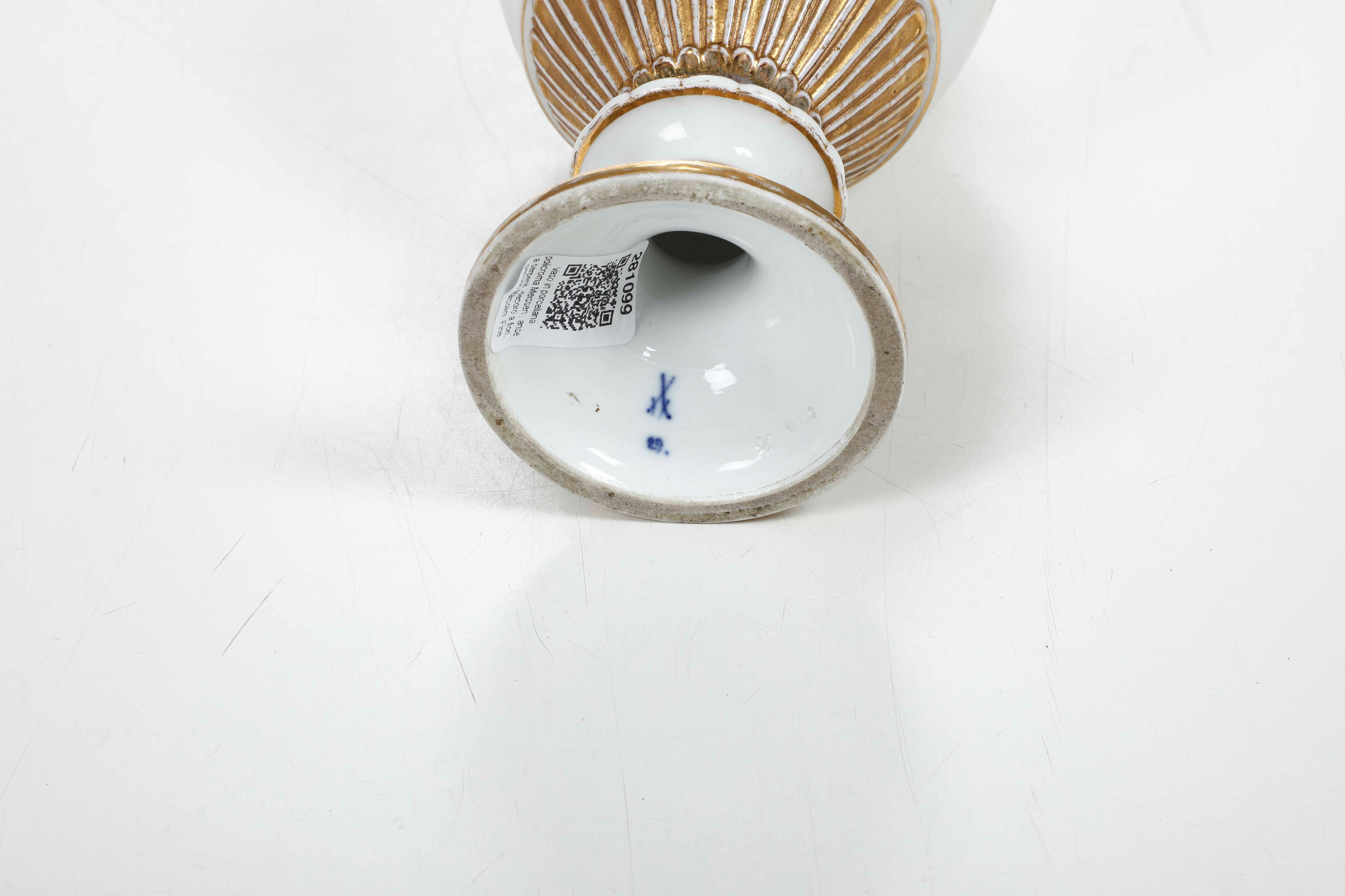 Vaso.meissen, Fine del XIX o Primi del XX Secolo.