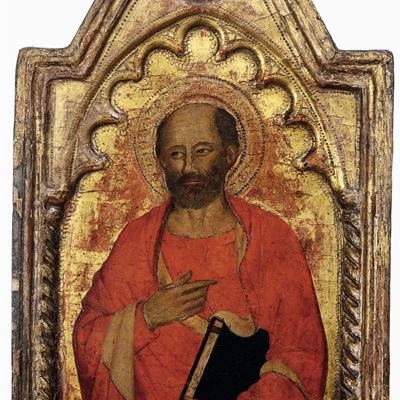 Scuola Toscana del XV Secolo Figura di Evangelista