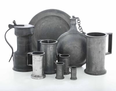 Raccolta di Peltri. Germania, Fine XVIII, Inizi XIX Secolo