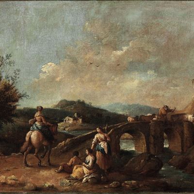 Paesaggio con Ponte e Pastori