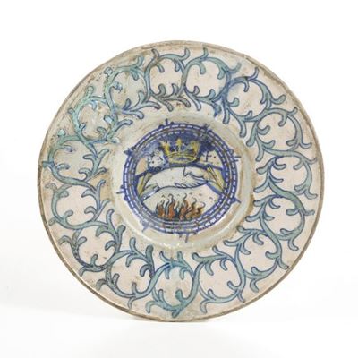 Piatto.deruta, Prima Metà del XVI Secolo.