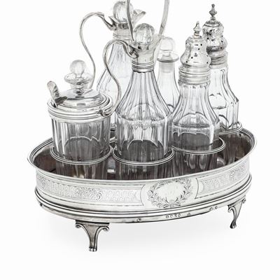 Cruet. Londra, 1790. Argentiere Robert And David Hennel