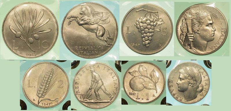 REPUBBLICA ITALIANA. Lotto di quattro monete.  - Auction Numismatics - I - Cambi Casa d'Aste