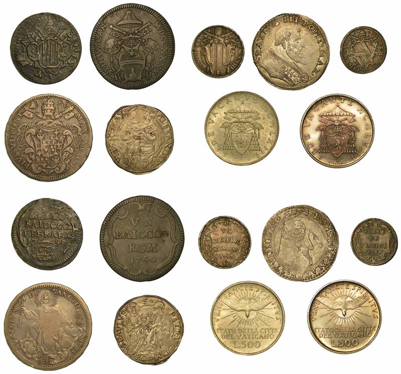 Lotto di nove monete.  - Auction Numismatics - I - Cambi Casa d'Aste