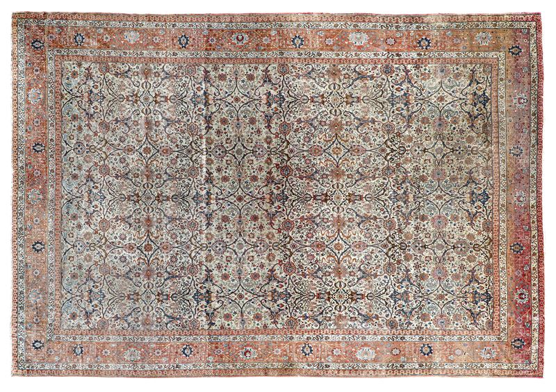 Tappeto Tabriz, Persia fine XIX inizio XX secolo  - Auction Italian Mansions - Cambi Casa d'Aste