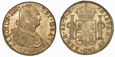 Messico. Carlos IV, 1788-1808. 8 Reales 1806. Città del Messico.
