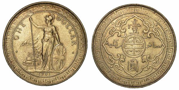 REGNO UNITO. VICTORIA, 1837-1901. Trade Dollar 1901.