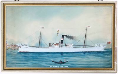 Pittore del XIX-XX Secolo Ritratto della S.s. Marie Suzanne in Arrivo a Venezia