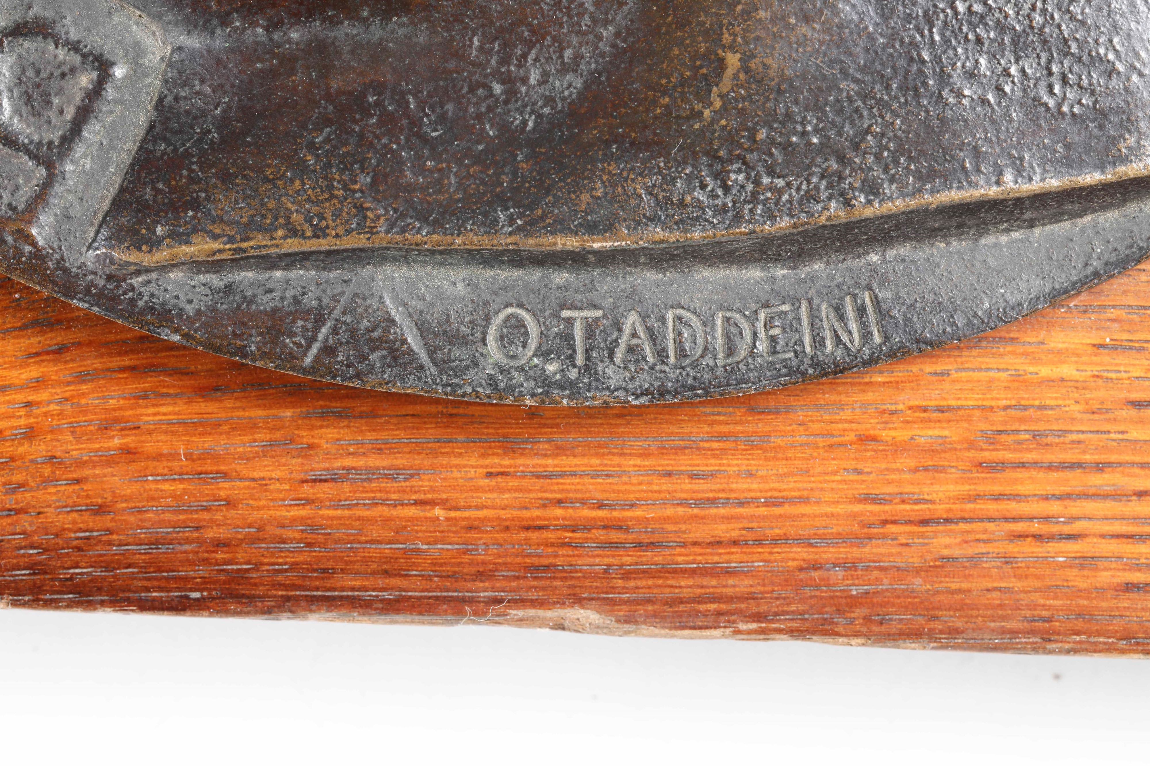 Omero Taddeini (1901-1978). Italia, Secondo Quarto del XX Secolo Profilo del Duce