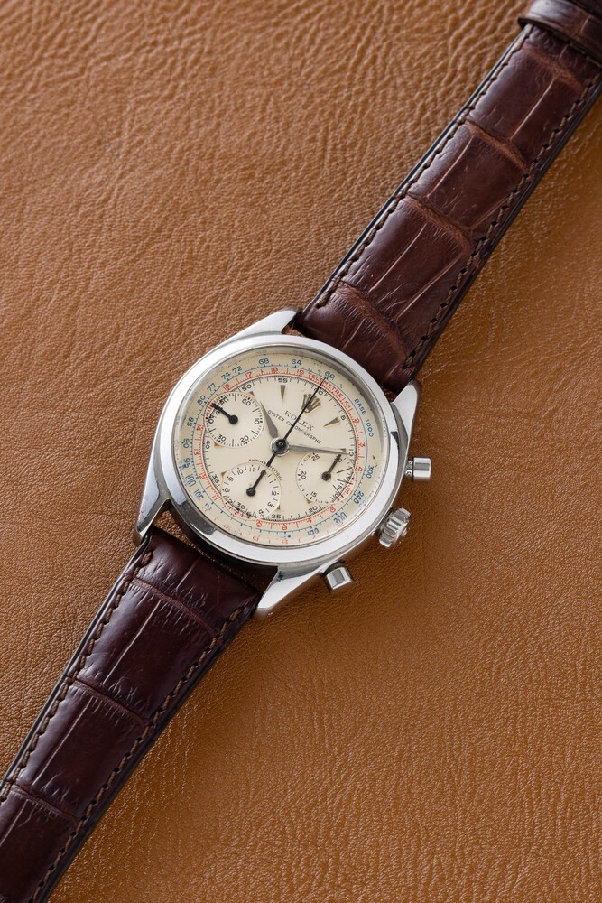 Rolex - Sorprendente e Ricercato Pre Daytona Ref 6234 in Acciaio a Carica Manuale con Cronografo ...