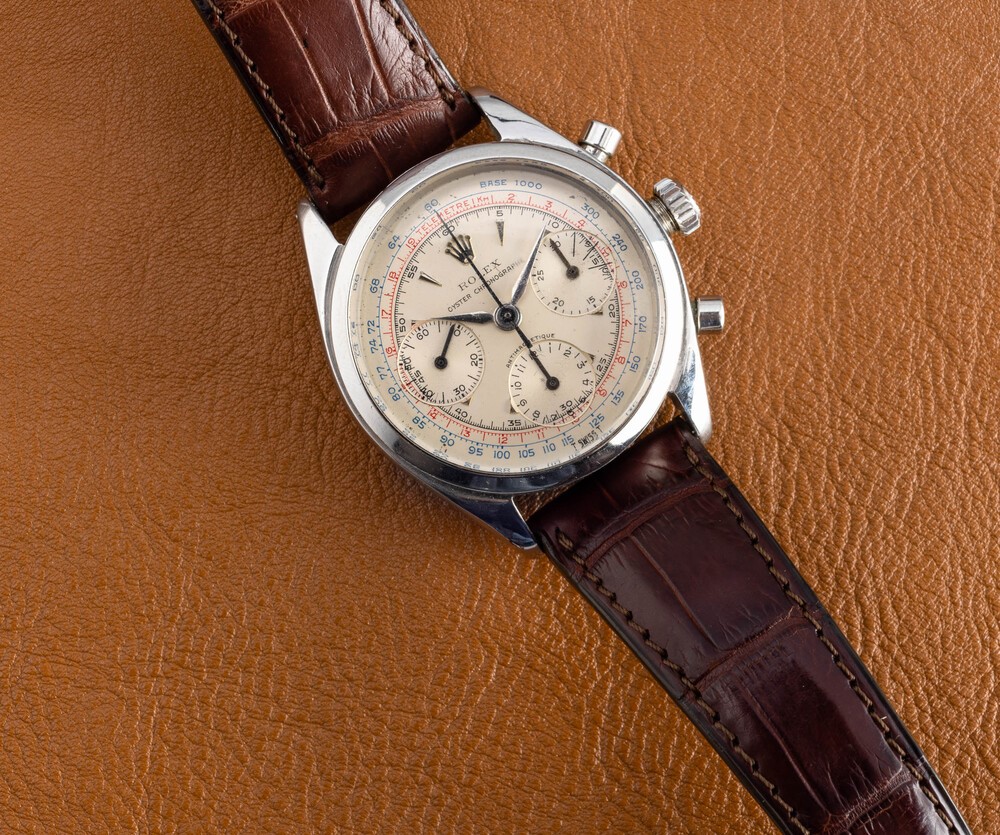 Rolex - Sorprendente e Ricercato Pre Daytona Ref 6234 in Acciaio a Carica Manuale con Cronografo ...