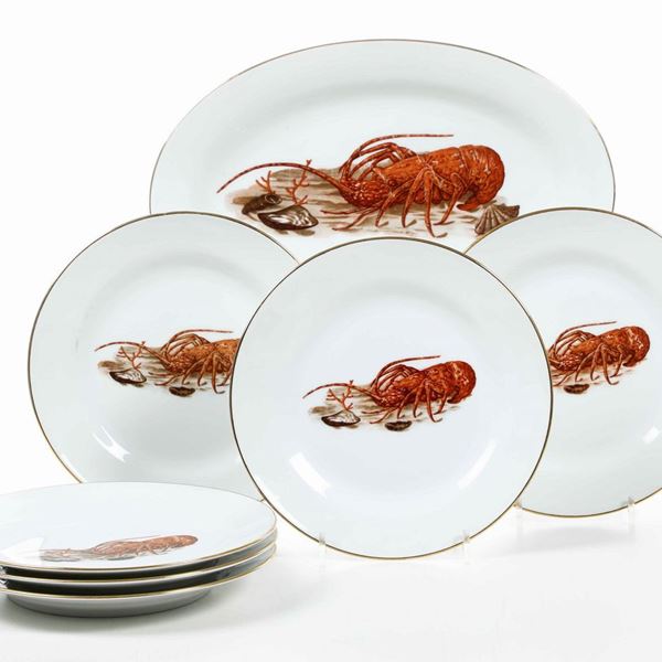 Servizio da tavola  Doccia, Manifattura Richard Ginori, seconda metà del XX secolo