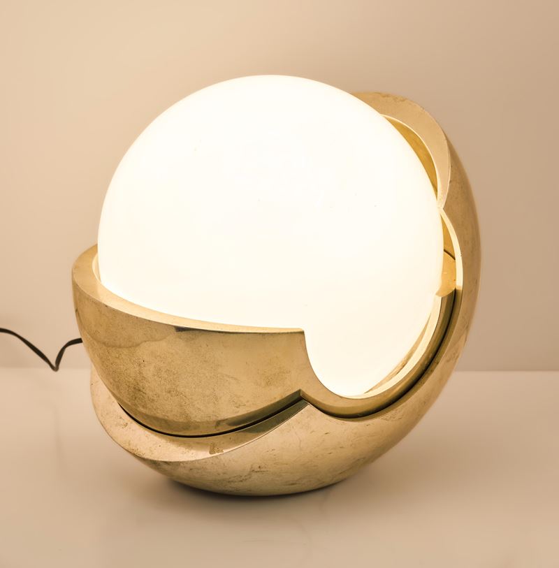 Giacomo Benevelli : Lampada da tavolo mod. Roto  - Auction Design Properties - Cambi Casa d'Aste