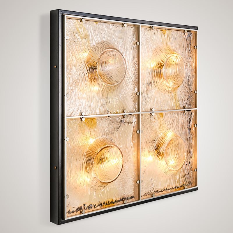 Toni Zuccheri : Due grandi pannelli luminosi da parete  - Auction Design Properties - Cambi Casa d'Aste