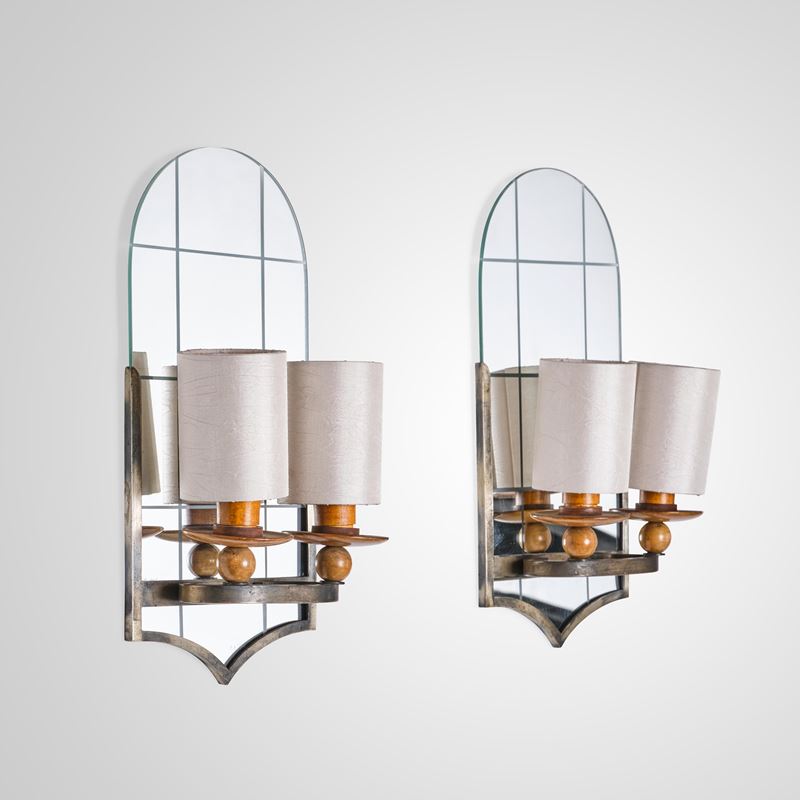 Pietro Chiesa : Due lampade da parete  - Auction Design Properties - Cambi Casa d'Aste