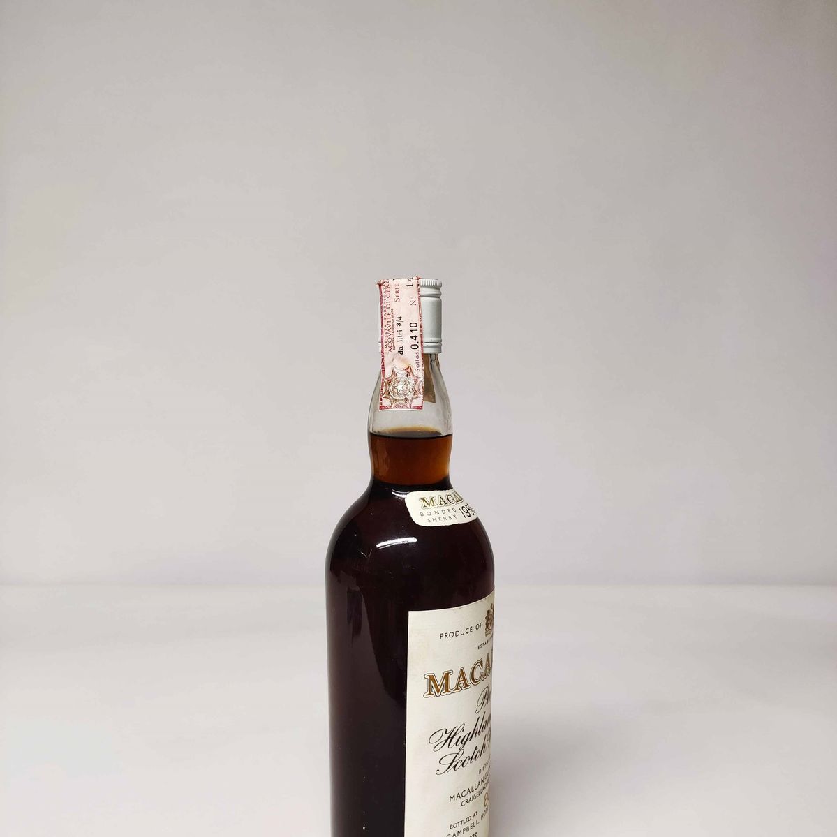 Macallan 1956, Scotch Whisky Pure Malt
