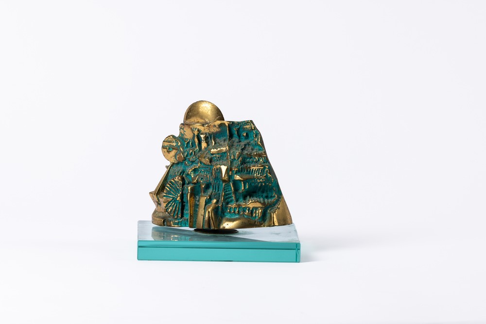 Medhat Shafik - Scultura in bronzo dorato