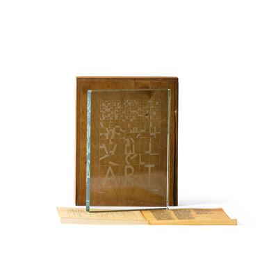 Jabik per Fratelli Fabbri Editori, serigrafia su vetro, 1974