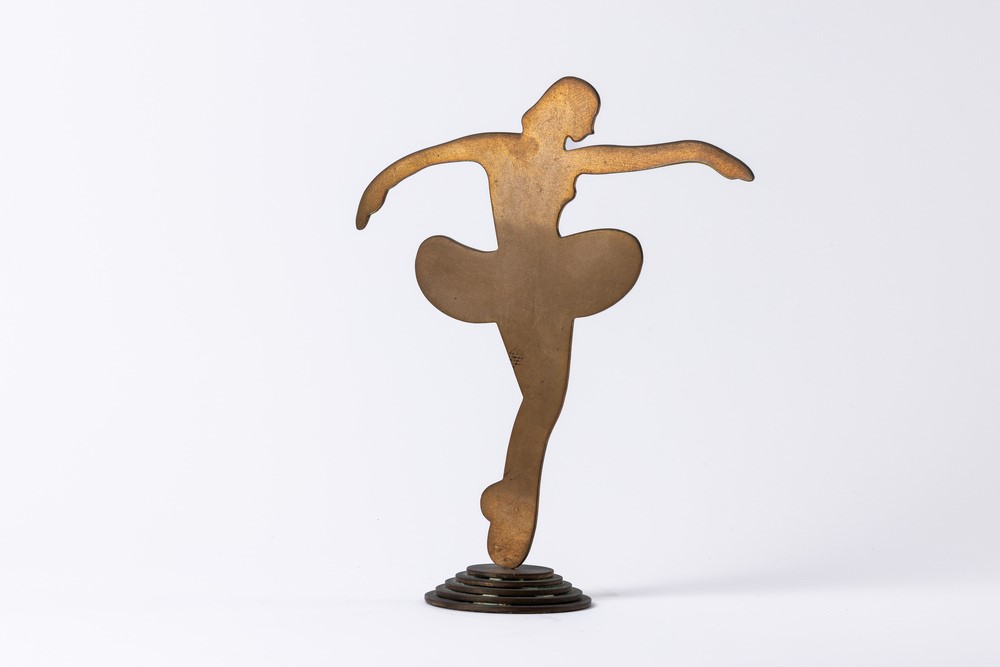 Marco Lodola - Ballerina, scultura in bronzo, 1997