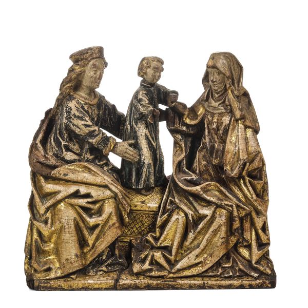 Madonna con Gesù e Sant'Anna. Arte tedesca del XV-XVI secolo