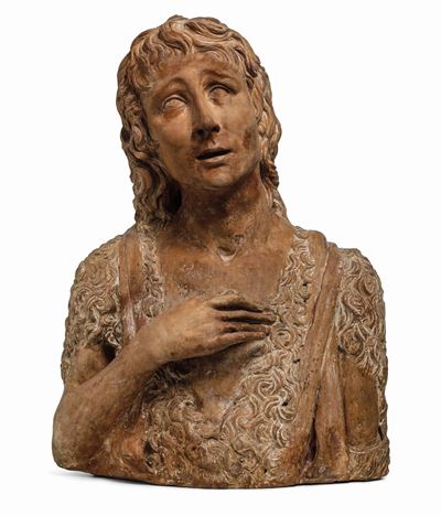 San Giovanni Battista. Arte Rinascimentale Toscana, Prima Metà del XVI Secolo. Ambito di Benedett...